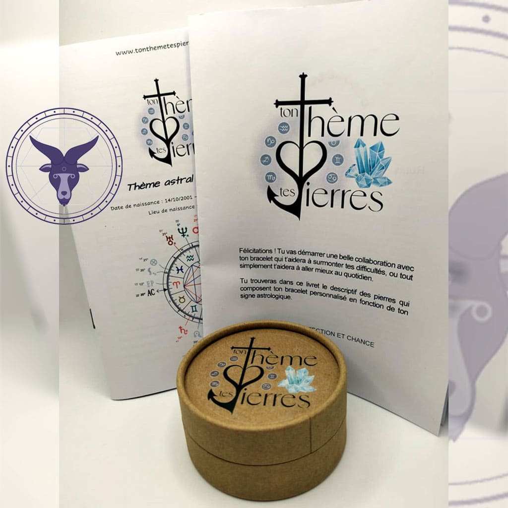 Pack "thème astral + bracelet Personnalisé" pour le Capricorne